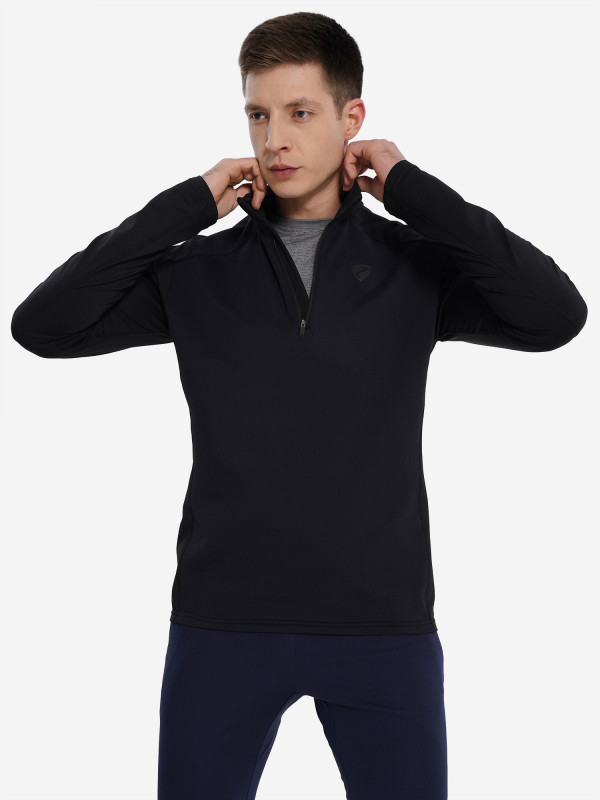 Свитшот мужской Ziener Jiroto арт. 131024 черный цвет — купить за 5299 руб., отзывы в интернет-магазине Спортмастер