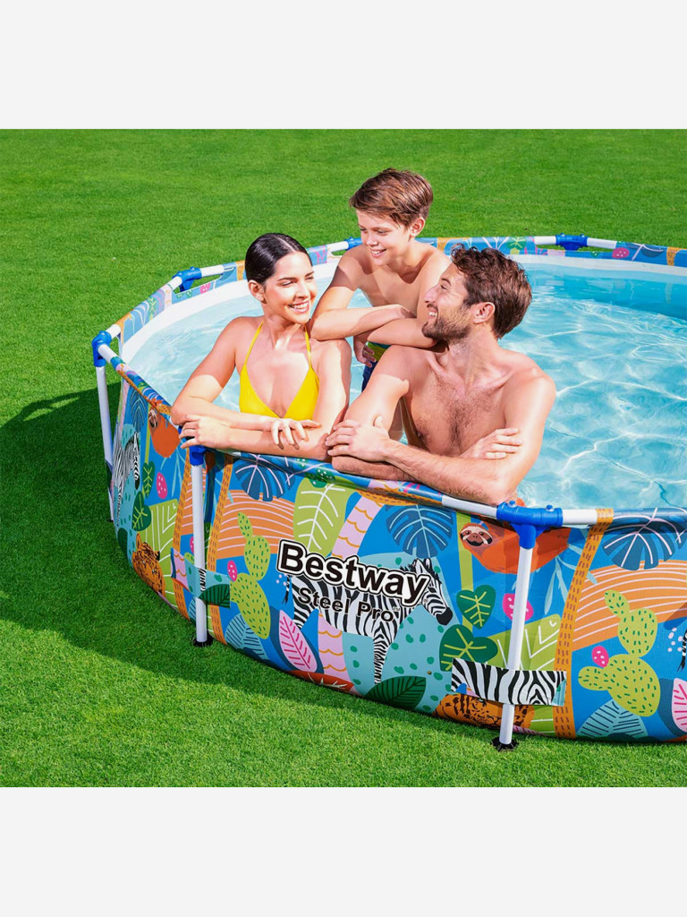 Каркасный бассейн Bestway 56985 (305х66см) разноцветный