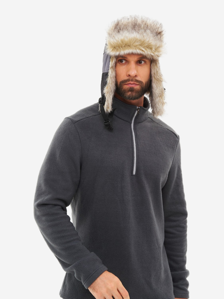 Шапка-ушанка зимняя мужская Huntsman Siberia Breathable меховая мембранная