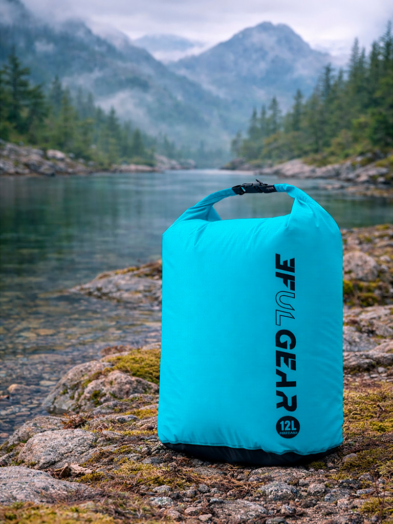 Гермомешок 3F UL GEAR, нейлон, 12 литров, голубой