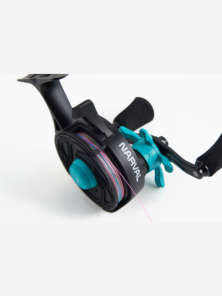 Зимняя катушка Narval Frost Black Ice 2.5:1 3+1BB #Turquoise