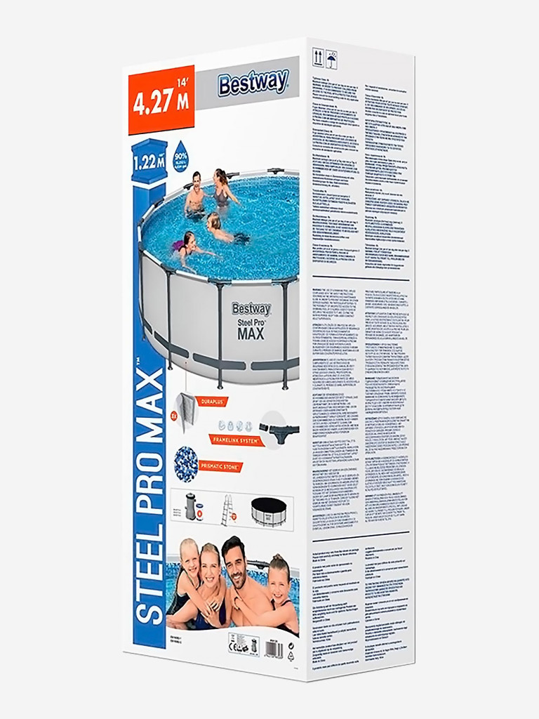 Бассейн Bestway 5612X каркасный Steel Pro Max 427х122 см, объем 15232 л