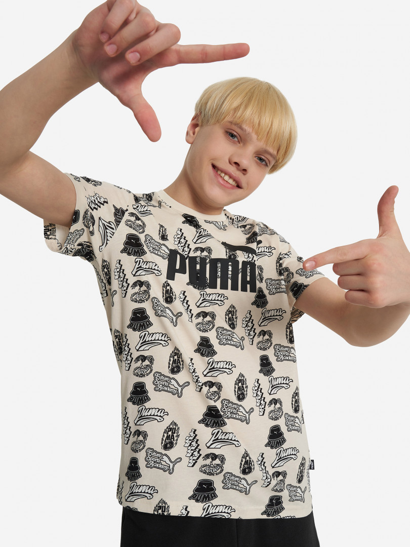 Футболка для мальчиков PUMA Ess Mid 90S Бежевый 1249₽
