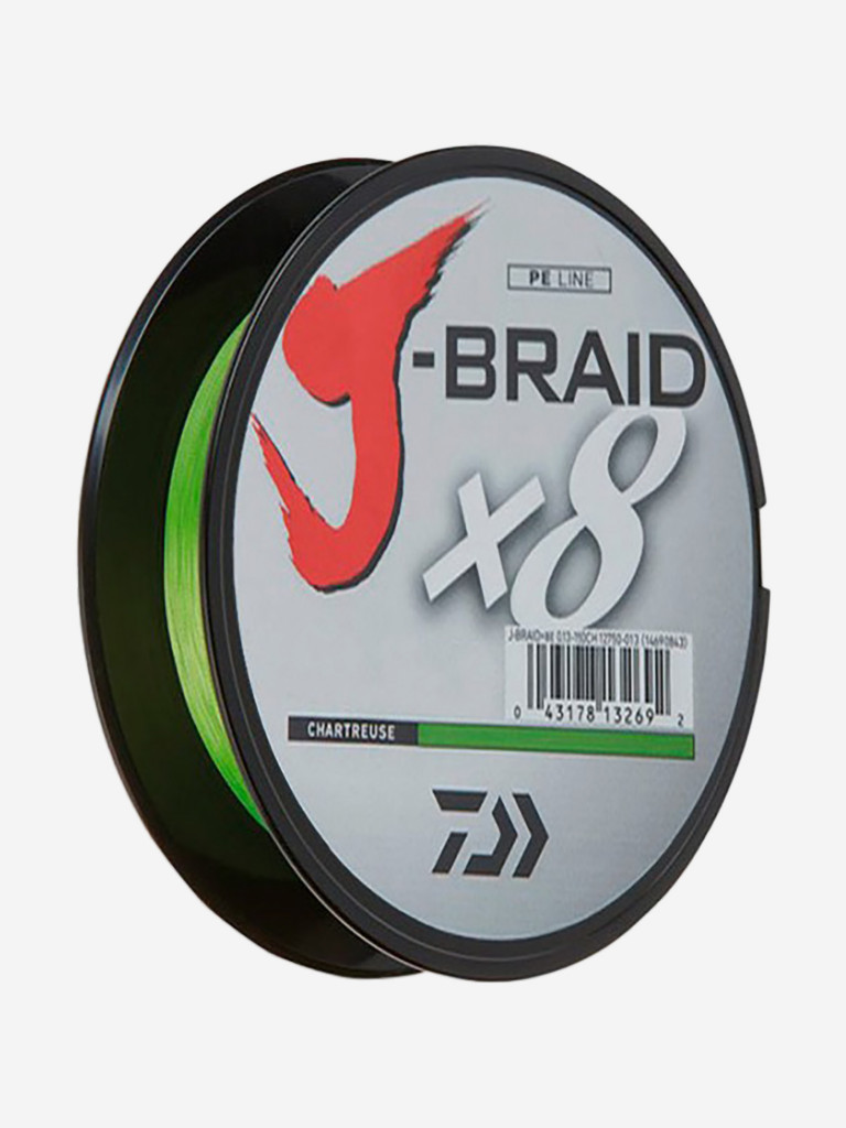Шнур DAIWA J-Braid x8 150м Chartreuse 0,16мм 9,0кг