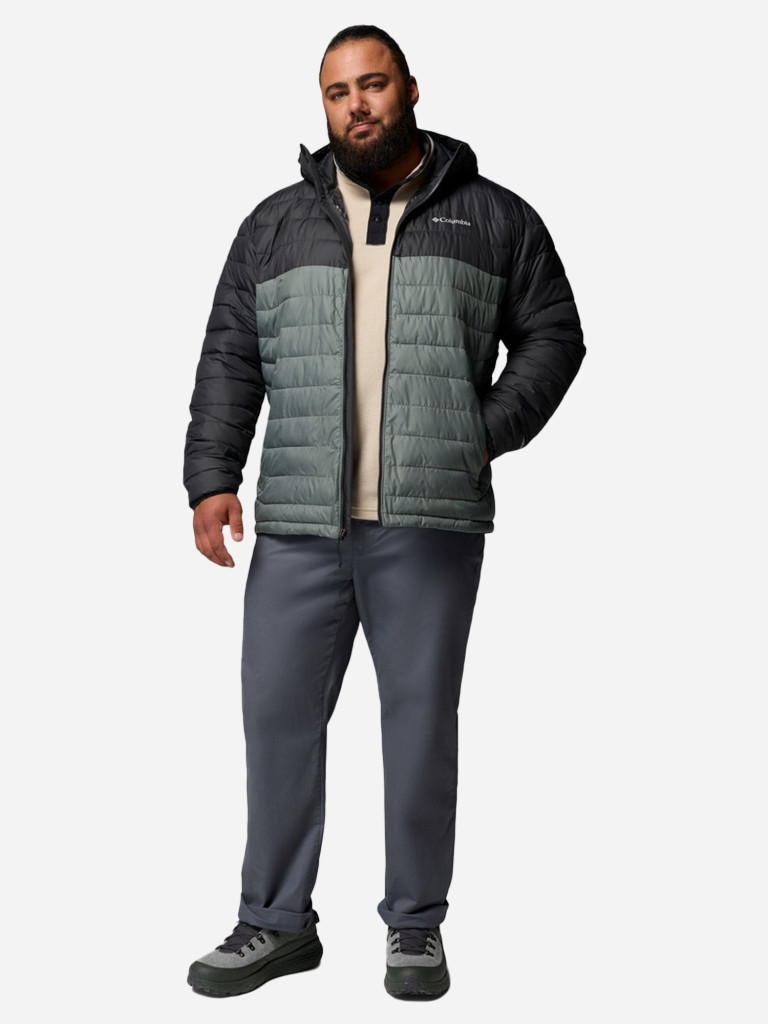 Пуховик мужской Columbia Powder Lite II Hooded Jacket, Plus Size