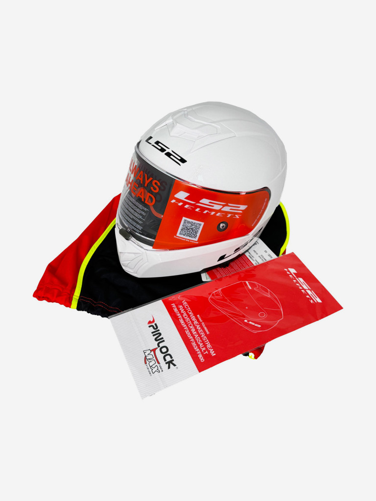 Мотошлем LS2 FF390 BREAKER EVO (белый глянцевый)