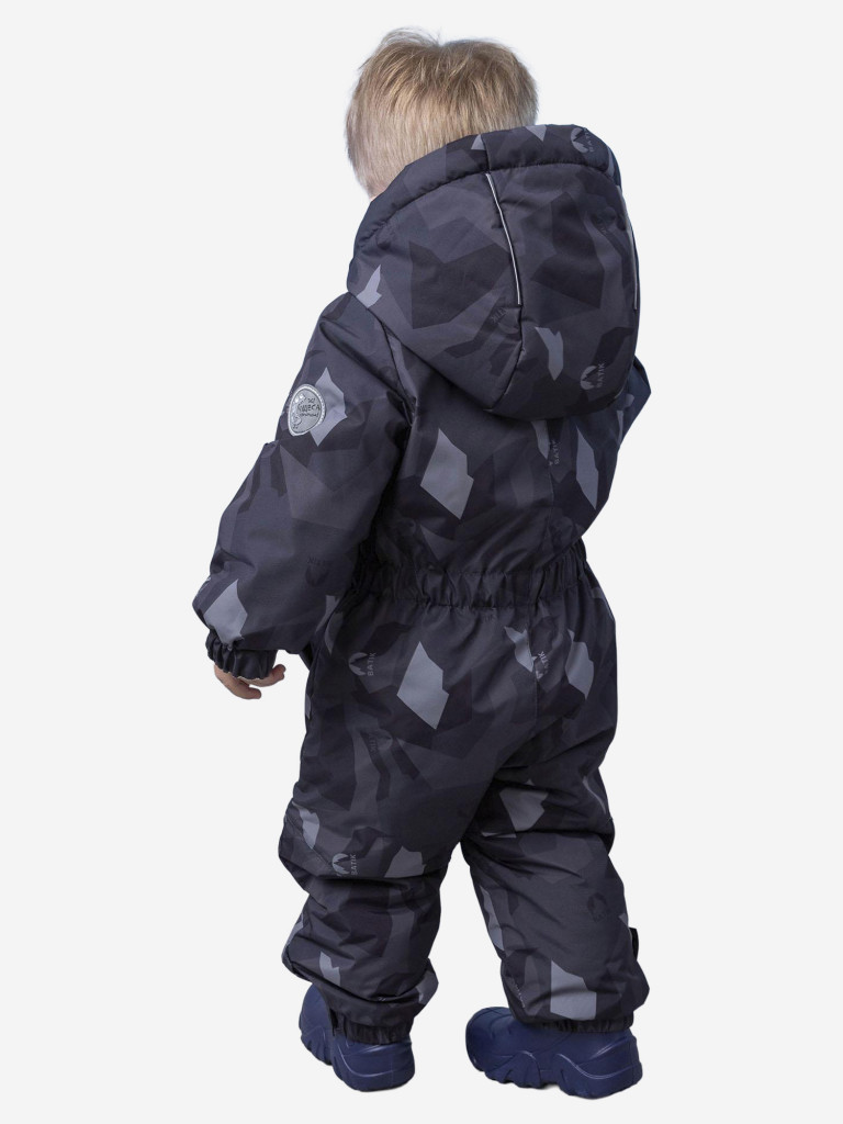 Кобинезон детский batik Брауни принт серый монохром