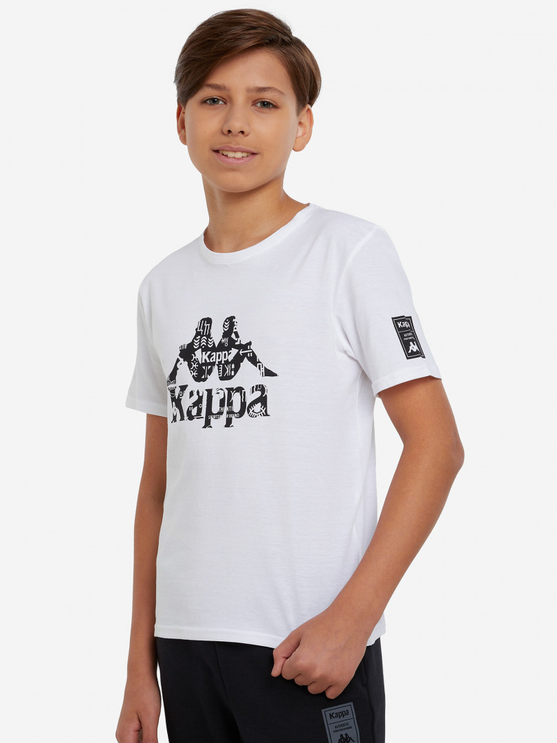 фото Футболка для мальчиков kappa, белый