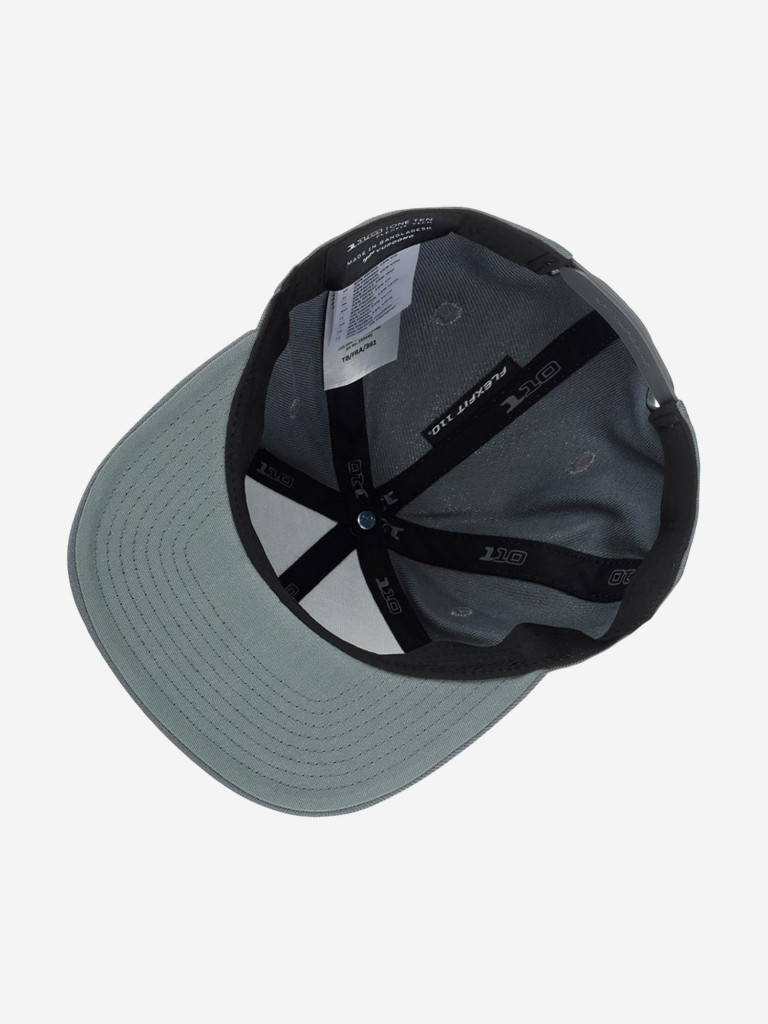 Бейсболка с прямым козырьком FLEXFIT 110F (серый)