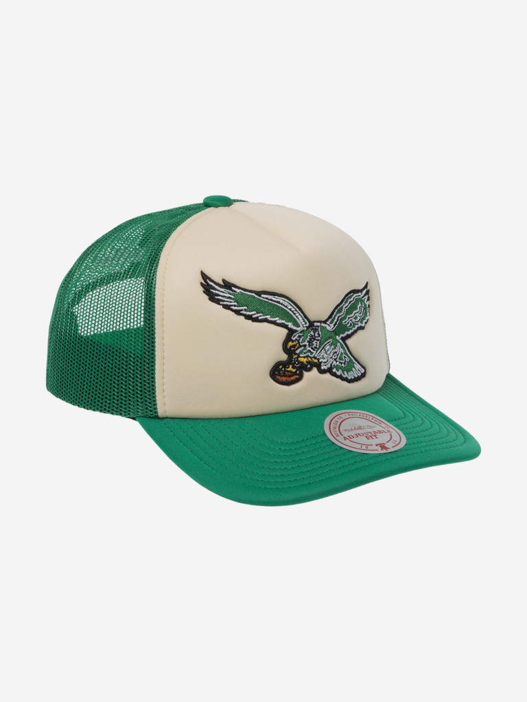 Бейсболка с сеточкой MITCHELL NESS HT12896-PEACREA Philadelphia Eagles NFL