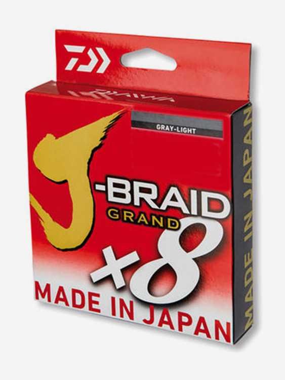 Шнур DAIWA J-Braid x8 135м Gray-Light 0,13мм 8,5кг
