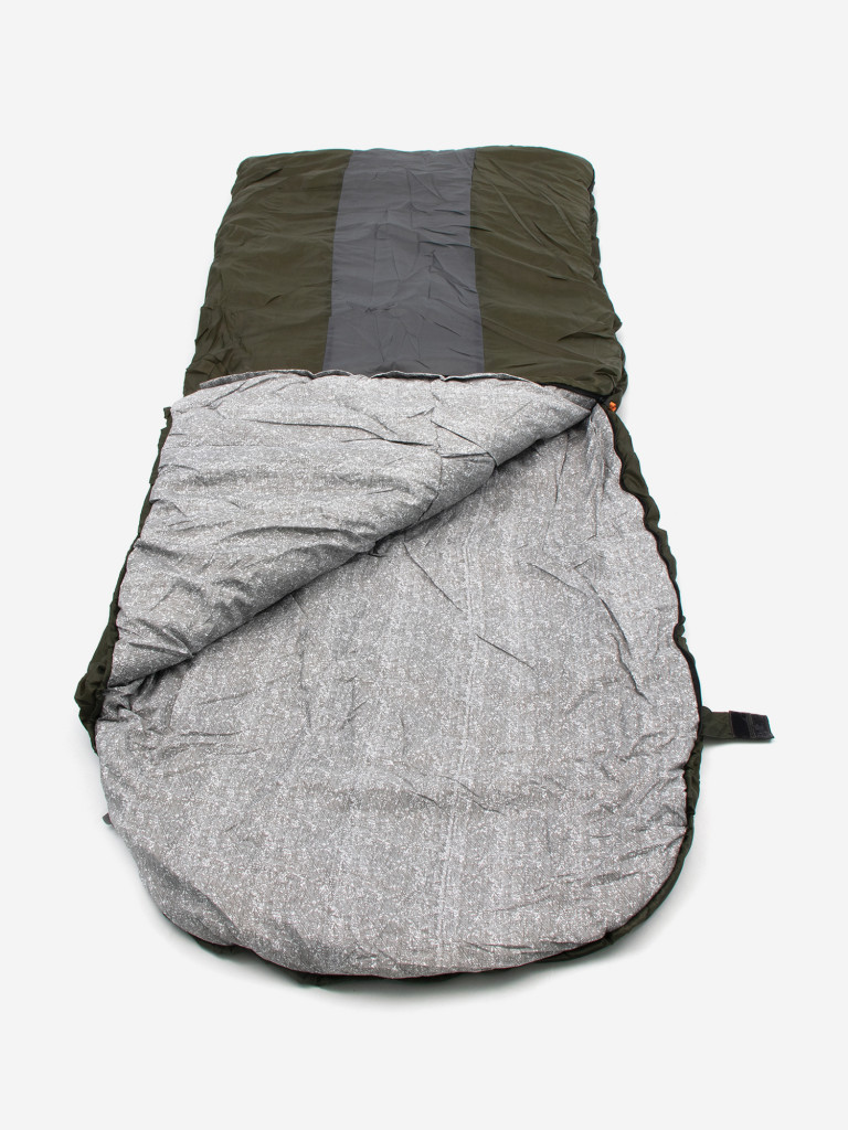 Спальный мешок с подголовником Следопыт-Traveller XL,190+35х85см, ± 5%,до 0С,3-х слойный.