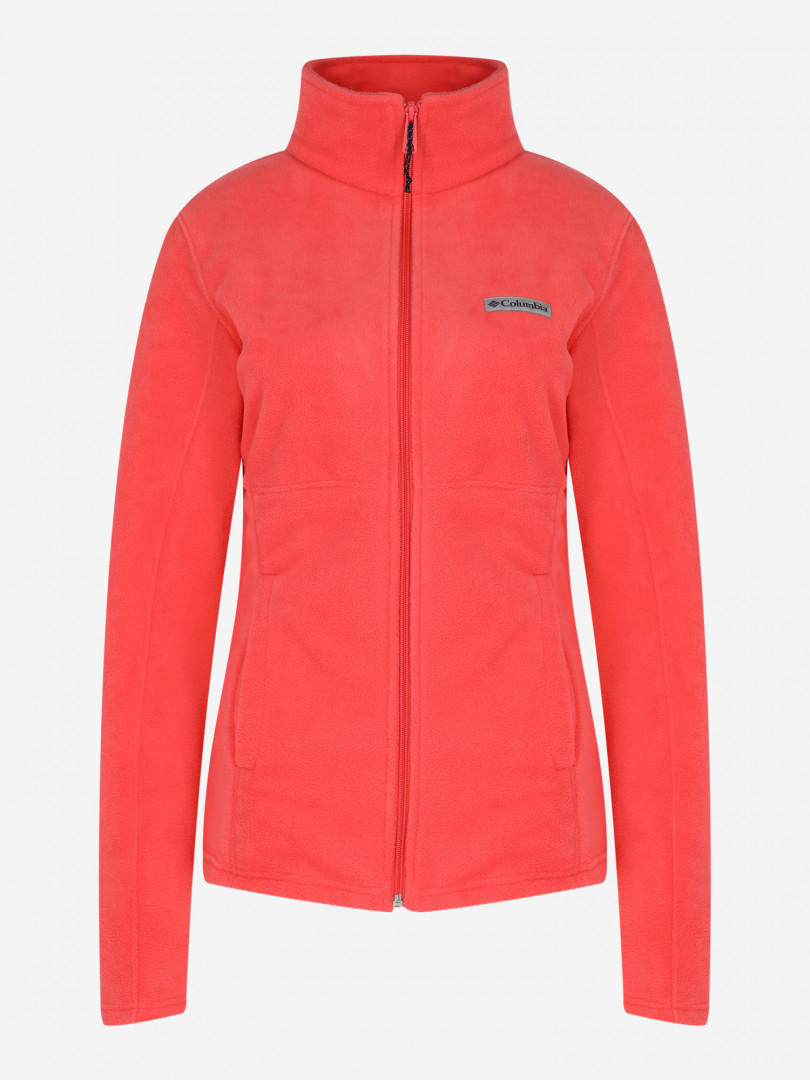 фото Джемпер флисовый женский columbia basin trail iii full zip, розовый