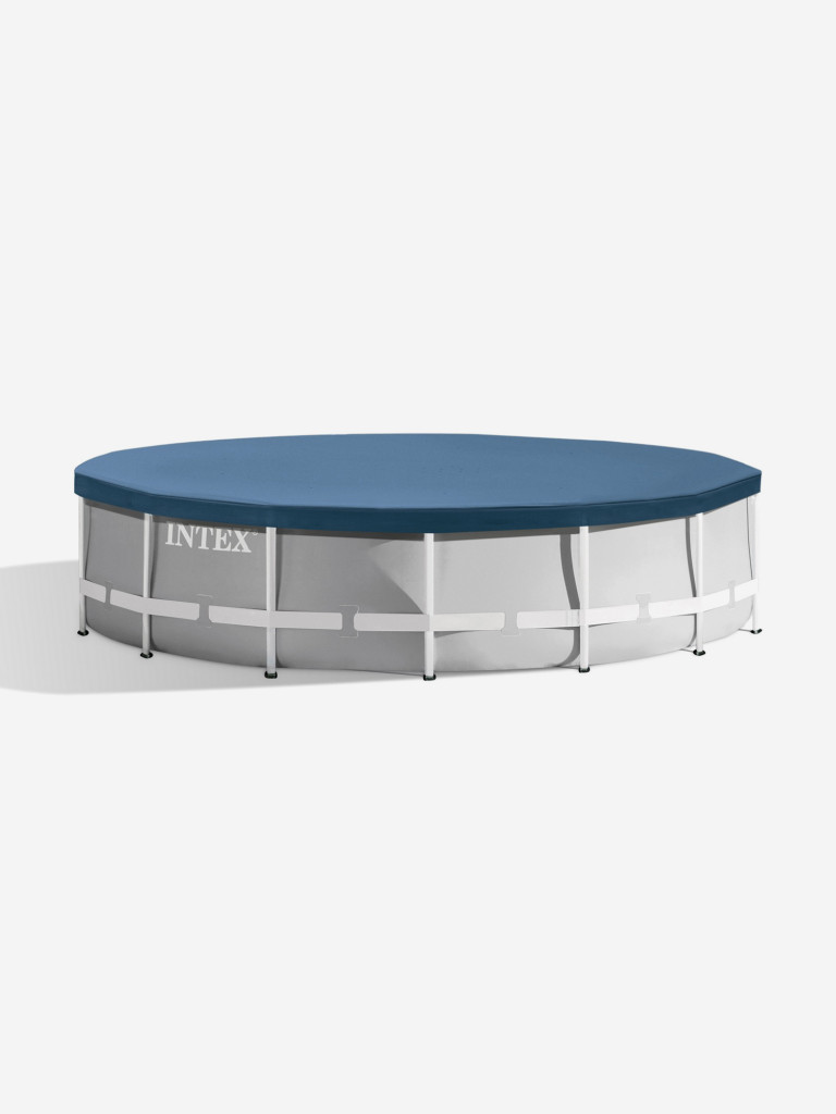 Бассейн каркасный Intex Prism Frame, 427х107 см, фильтр-насос 3785 л/ч, лестница, подстилка, тент