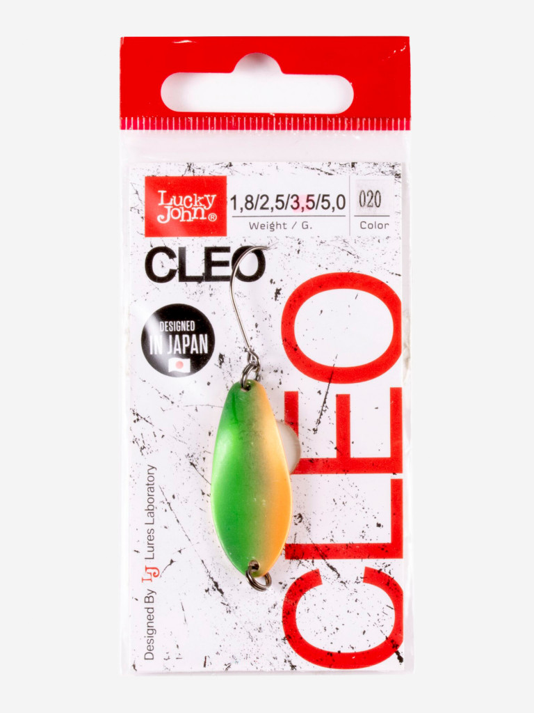 Блесна колеблющаяся Lucky John CLEO, длина 34мм, вес 3,5 г 020