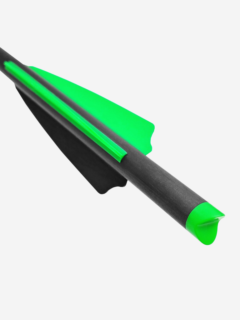 Стрела арбалетная карбоновая Centershot Toxic Carbon 20" Half Moon Nock (6шт.)