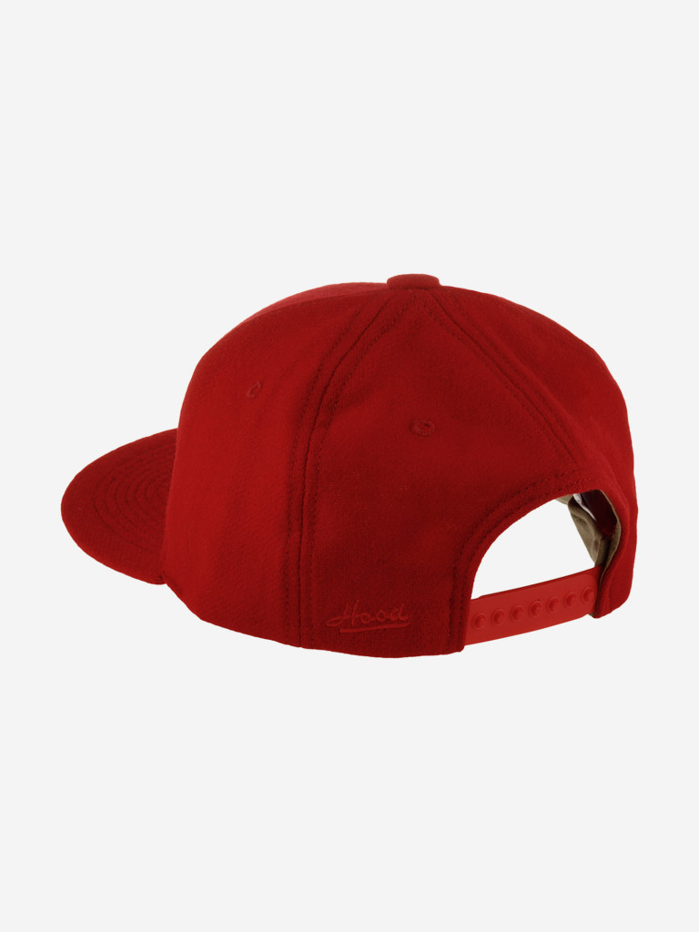 Бейсболка с прямым козырьком HOOD 100-MWL005-MI010-CM Detroit IV (красный)