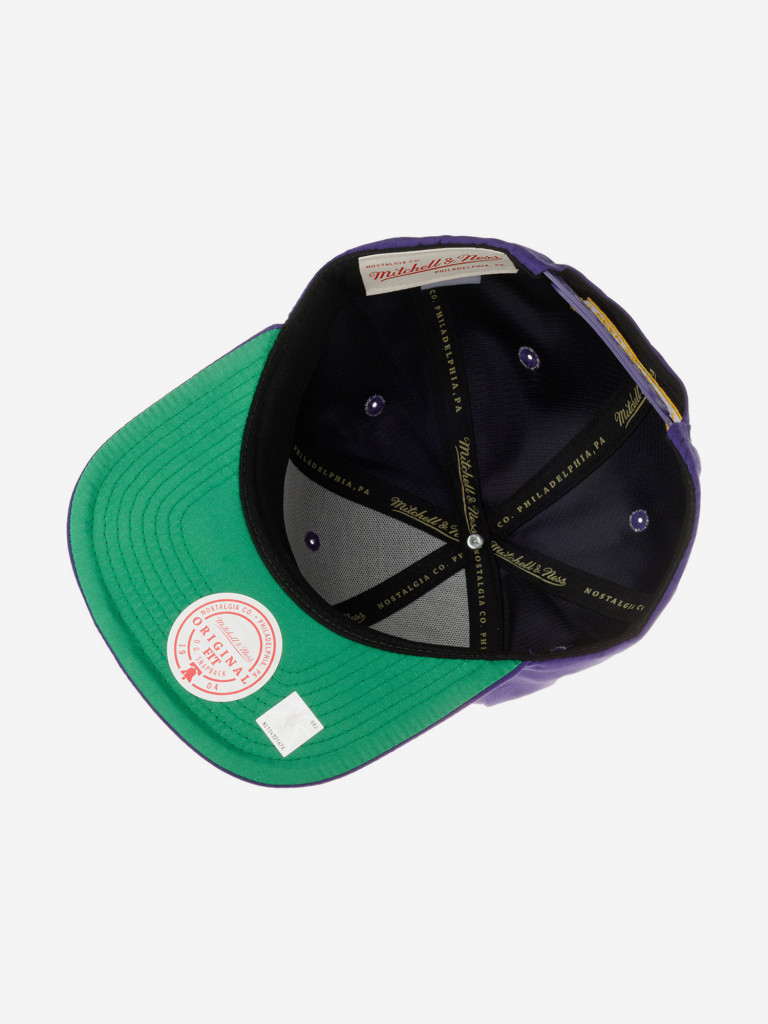 Бейсболка с прямым козырьком MITCHELL NESS HHSS7359-LALYYPPPPURP Los Angeles Lakers NBA (фиолетовый)