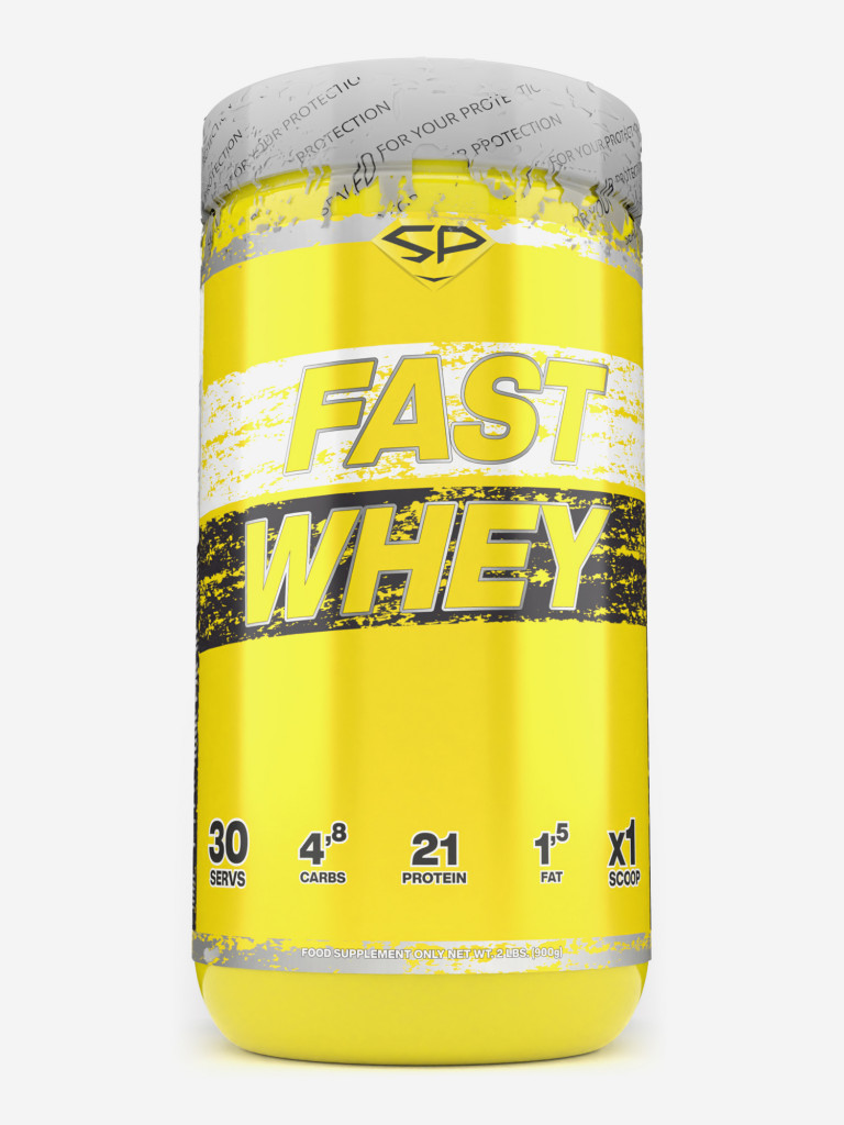 Сывороточный протеин Steelpower Fast Whey, 900 г, 70% белка, Арахис, Карамель, Нуга, Шоколад (сникерс)