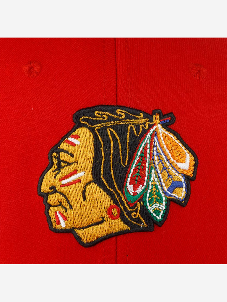 Бейсболка MITCHELL NESS MN-NHL-EU127-CHIBLA-RED Chicago Blackhawks NHL (красный)