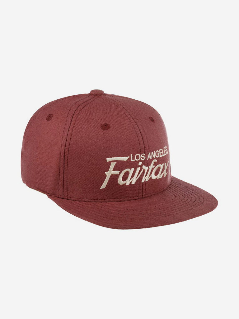 Бейсболка с прямым козырьком HOOD 100-MWL001-CA007-HB Fairfax, CA (розовый)