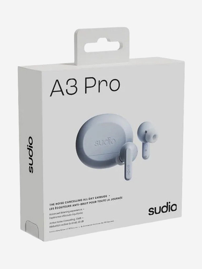 Беспроводные наушники Sudio A3 Pro Wireless Bluetooth Earbuds c активным шумоподавлением, цвет: синий