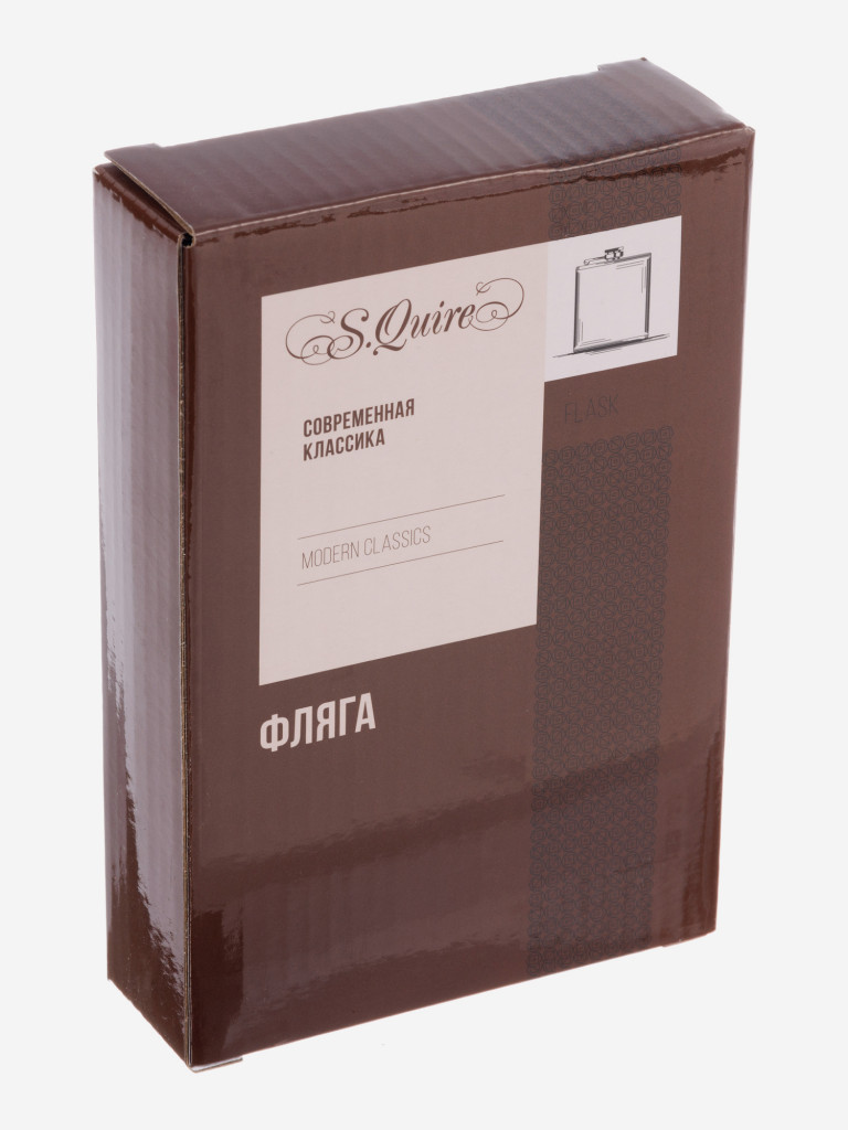 Фляжка S.Quire, 0,24 л, сталь