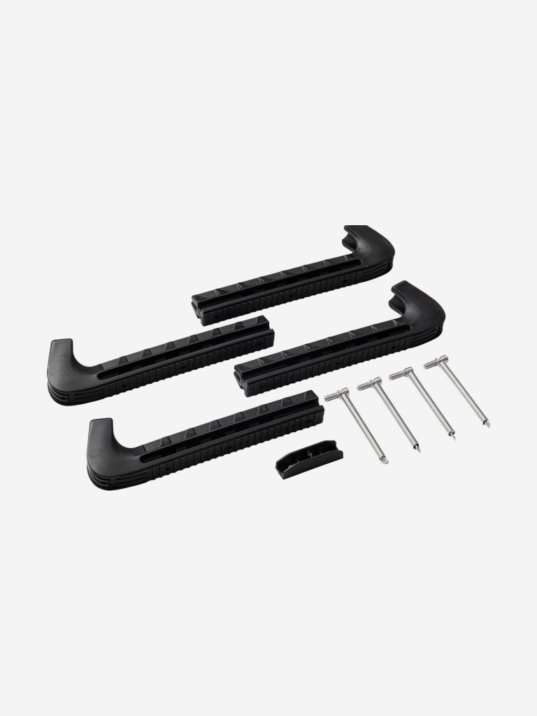 TM ROYAL SKATE Чехлы для лезвий коньков черный цвет, универсальный размер