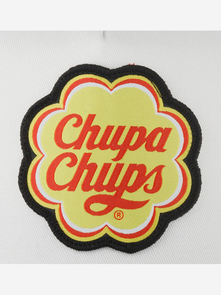 Бейсболка с сеточкой CAPSLAB CL/CC2/1/CT/LOG2 Chupa Chups (белый)