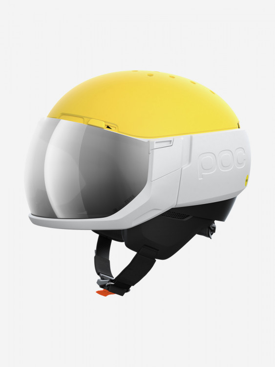 Горнолыжный шлем Poc Levator MIPS Hydrogen White/Aventurine Yellow Matt