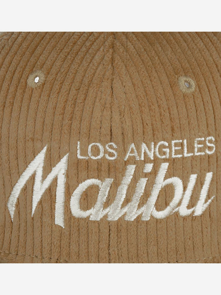 Бейсболка с прямым козырьком HOOD 103-SWC001-CA008-MC Malibu Cord II (коричневый)