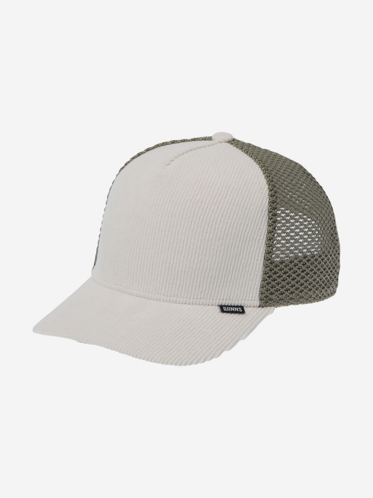 Бейсболка с сеточкой DJINNS HFT Casual Cord and Mesh (белый)