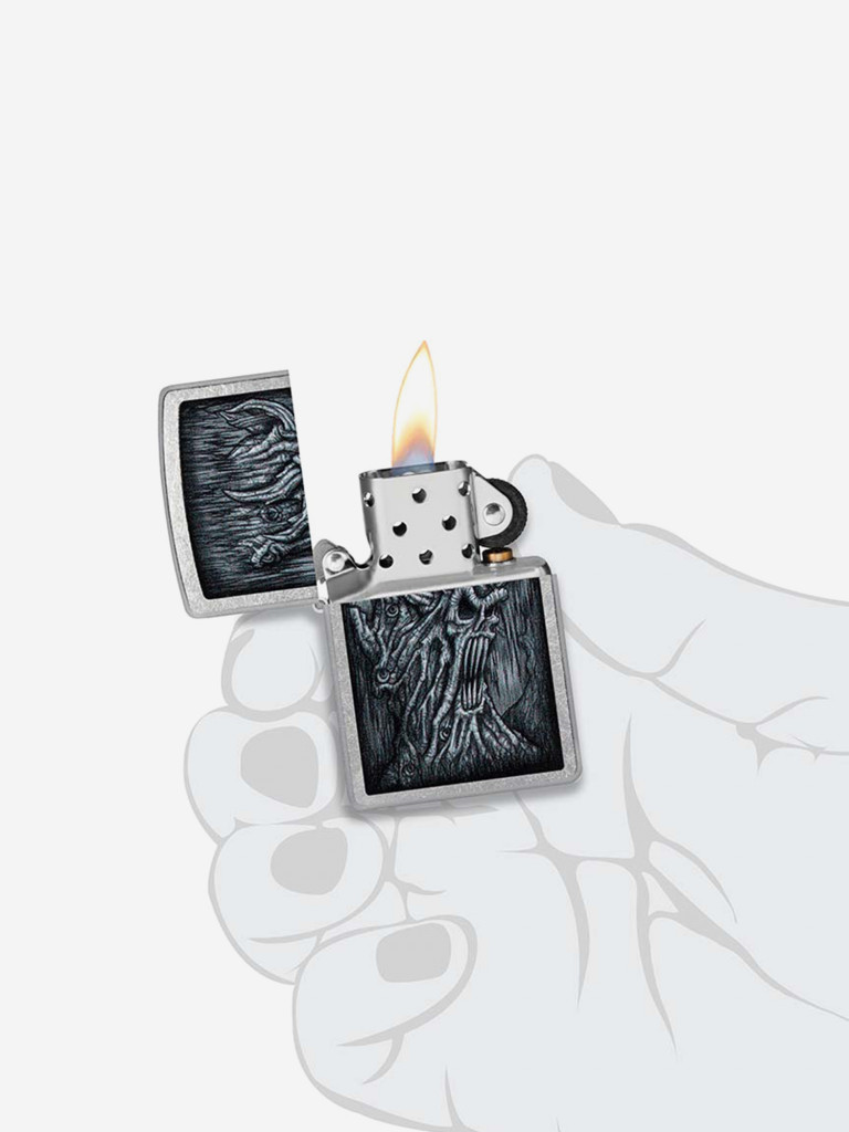 Зажигалка Zippo Evil Tree Street Chrome