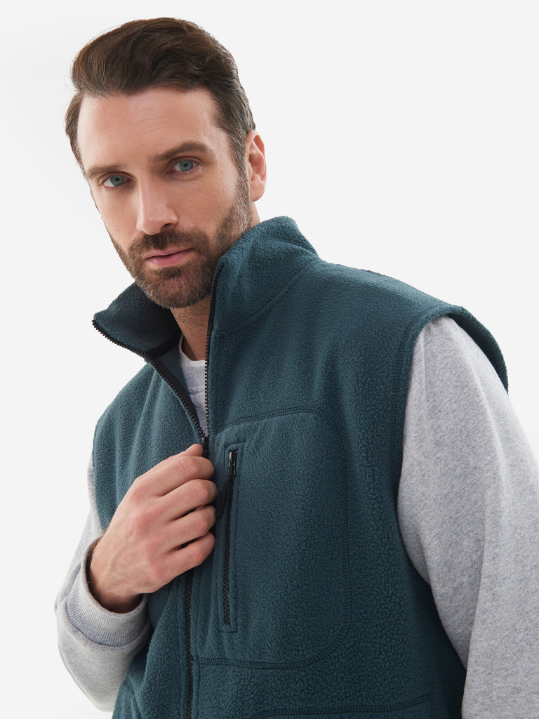 Жилет мужской oversize PointHit безрукавка из шерпы