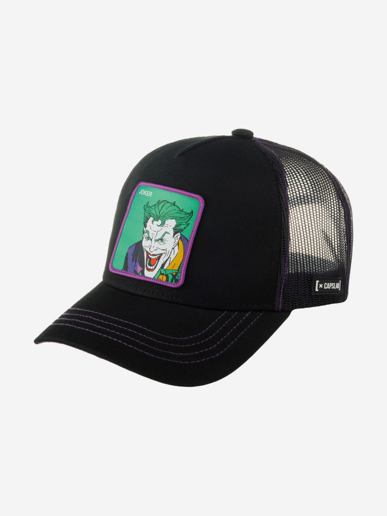 Бейсболка с сеточкой CAPSLAB CL/DC5/1/CAS/JOK1 DC Comics Joker (черный)
