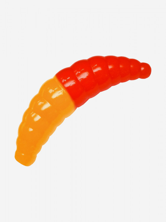 Силикон TROUT LURE (SANSAN) в банке, MAGGOT 40, СЫР, COL. 23 (Orange-Red), (10шт)