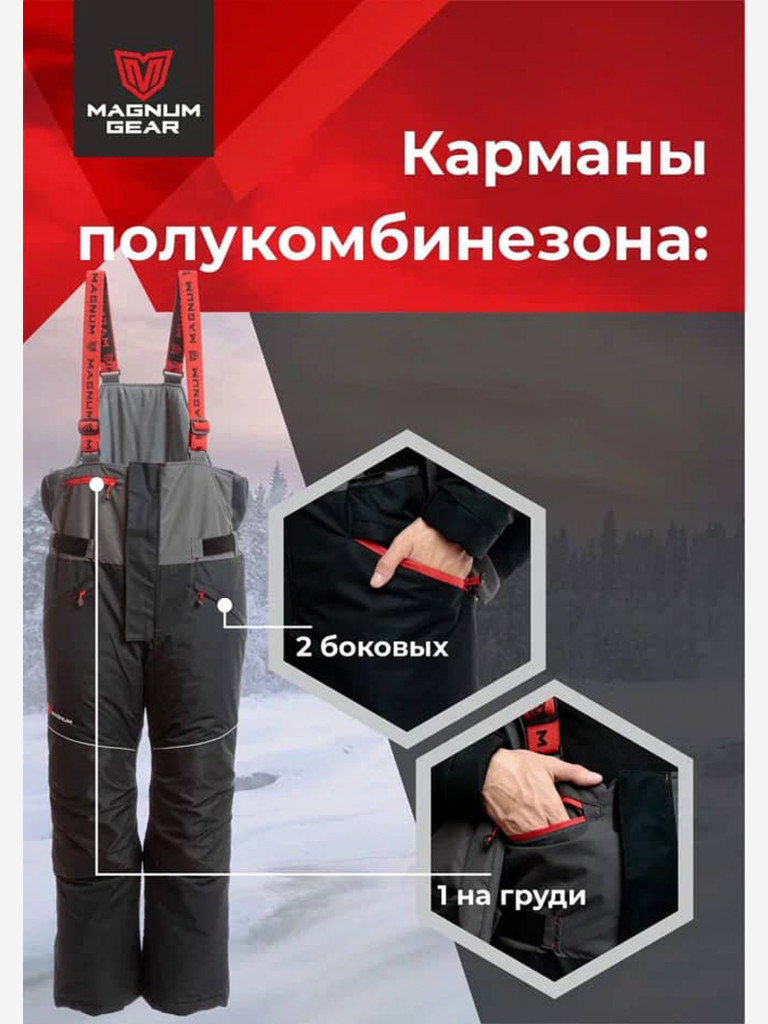 Костюм MAGNUM GEAR ICEBERG - 30° C графит-черный
