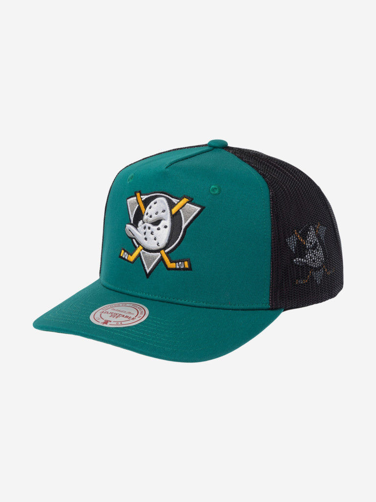 Бейсболка с сеточкой MITCHELL NESS HT11503-ADUTEAL Anaheim Ducks NHL (голубой)