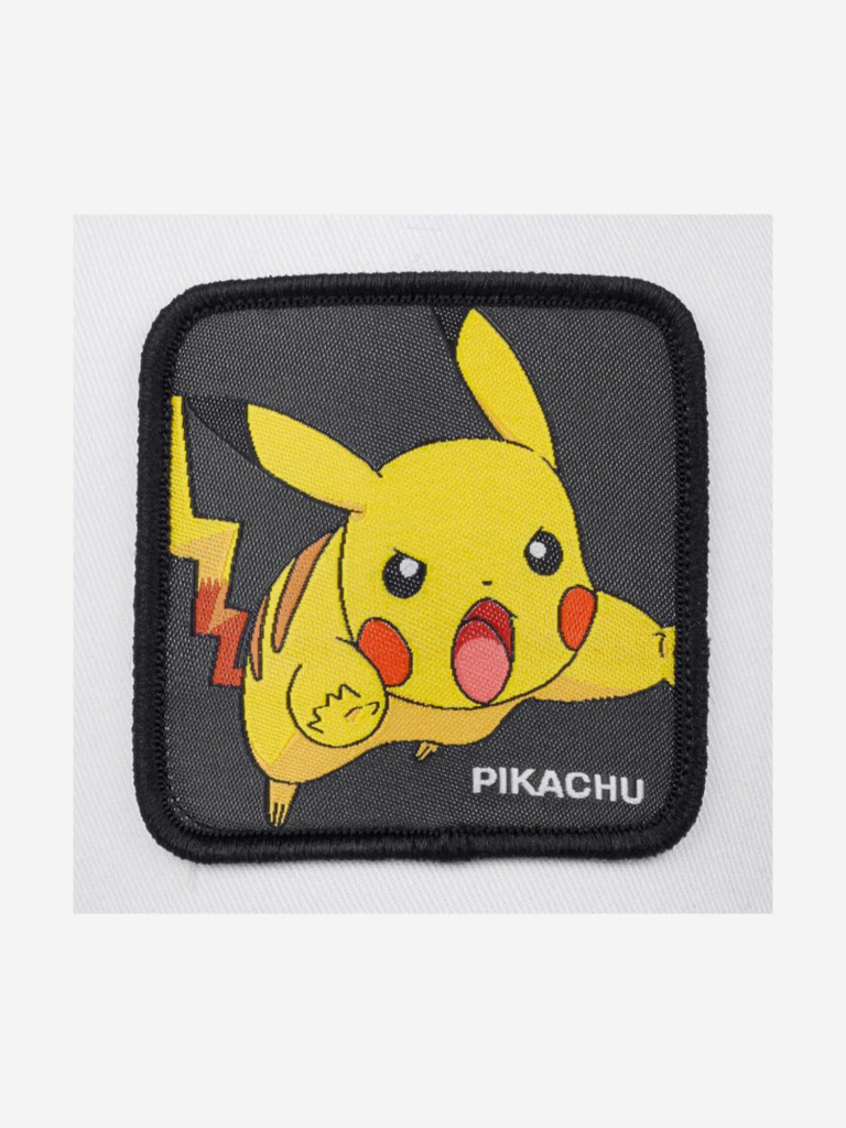 Бейсболка с сеточкой CAPSLAB CL/PKM2/1/PIK5 Pokemon Pikachu (белый)