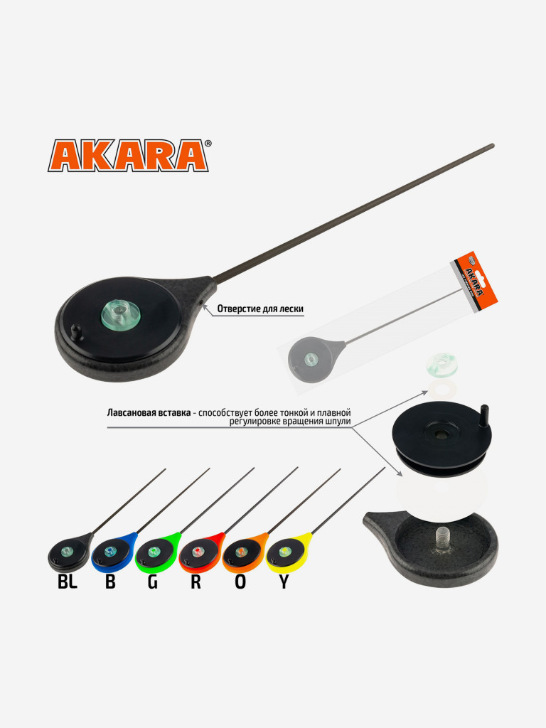 Удочка зимняя Akara Ice Team Sport Black
