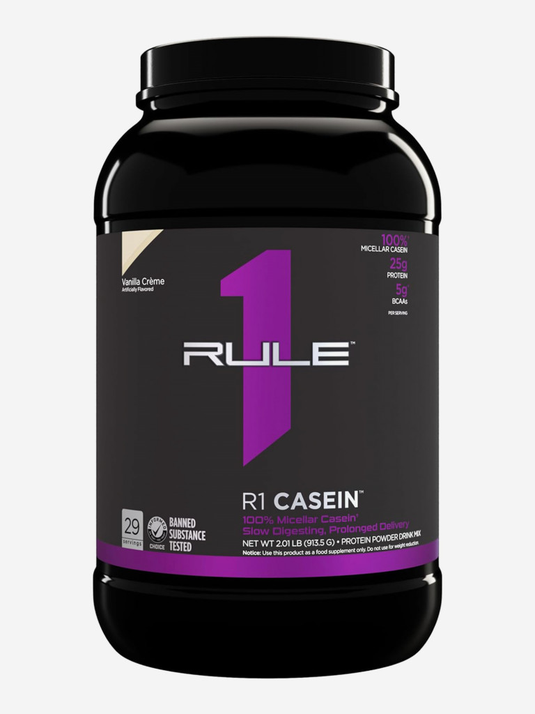 Протеин Rule 1 Casein, 913,5 г, Ванильный крем