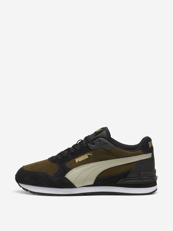 Кроссовки мужские PUMA St Runner V4 Sd черный/коричневый/бежевый цвет — купить за 8999 руб., отзывы в интернет-магазине Спортмастер
