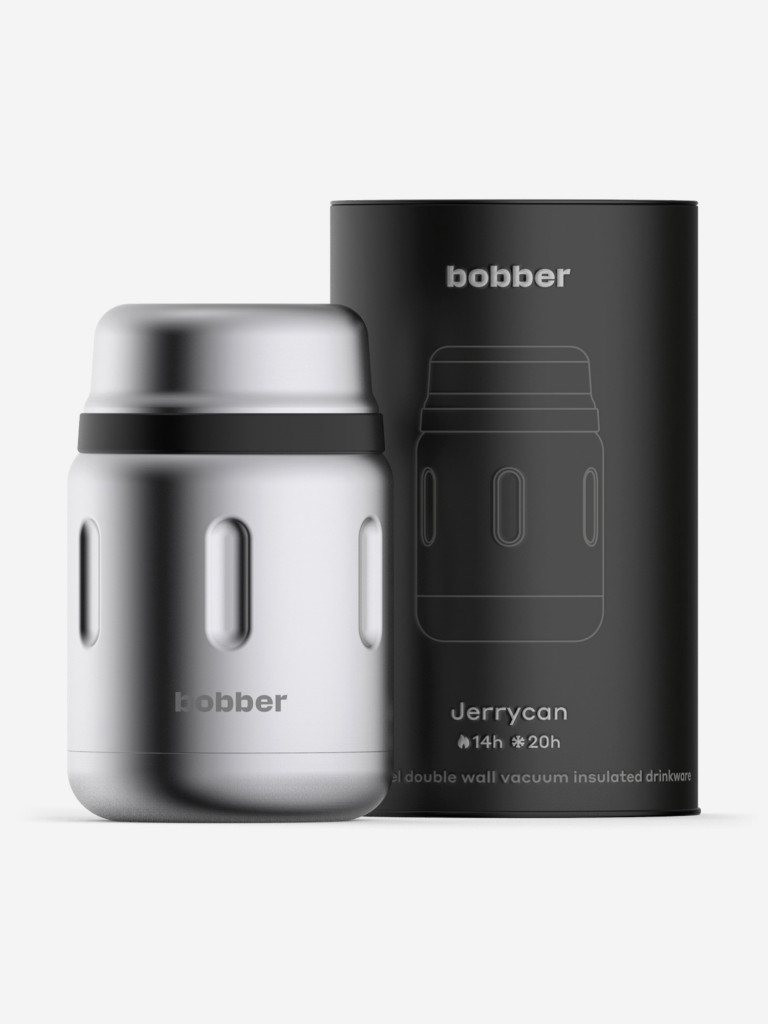 Термос вакуумный для еды BOBBER Jerrycan 700 мл, тепло до 14 часов, матовый