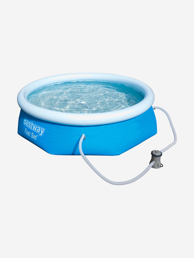 Бассейн Bestway 57268 надувной Fast Set 244х66см с фильтр-насосом 1249л/ч