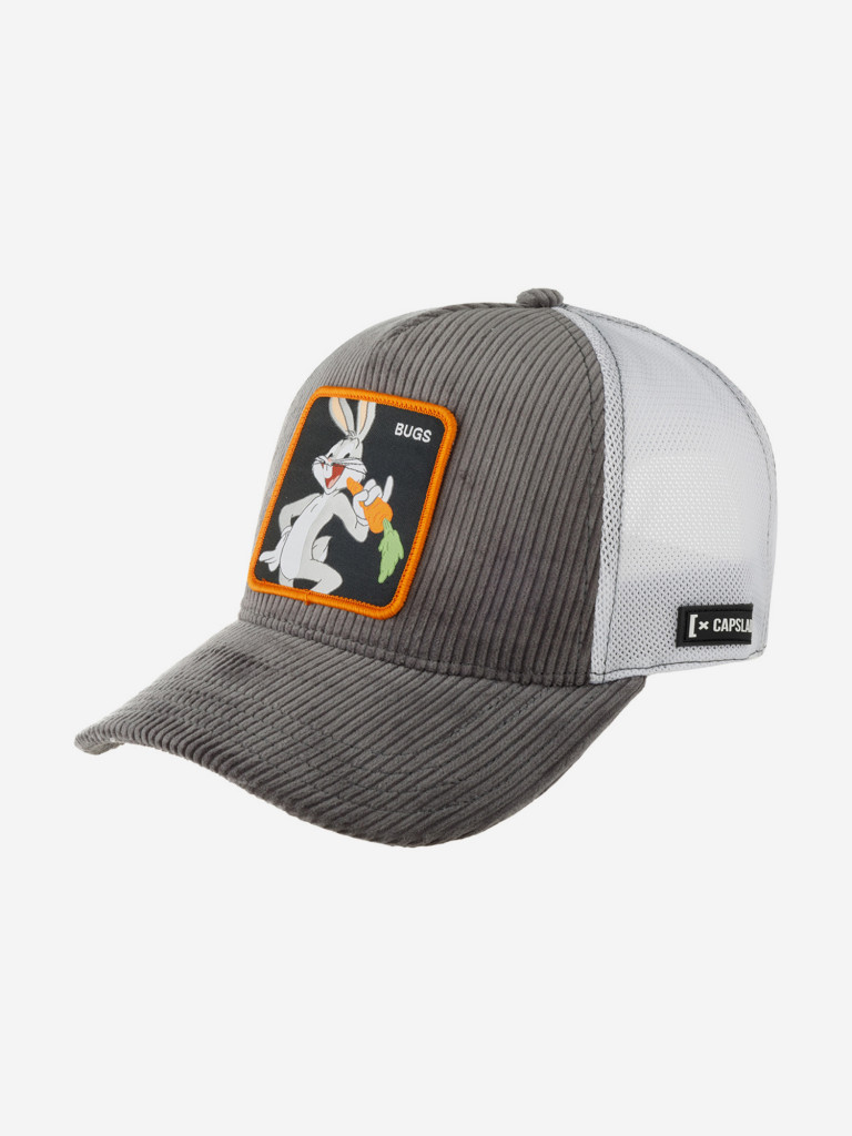 Бейсболка с сеточкой CAPSLAB CL/LOO8/1/CT/BUG6 Looney Tunes Bugs Bunny (серый)