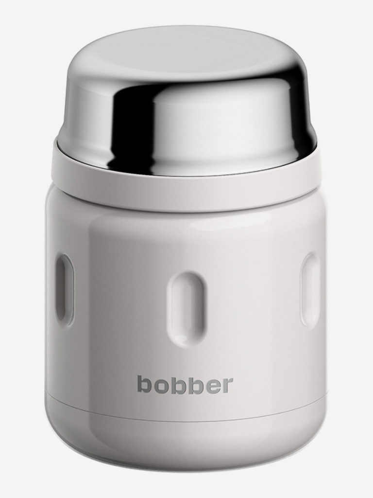 Термос вакуумный для еды BOBBER Jerrycan 470 мл, тепло до 10 часов, серый