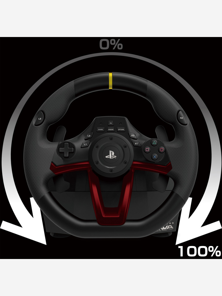 Игровой руль HORI Wireless Racing Wheel Apex (PS4-142E) черный