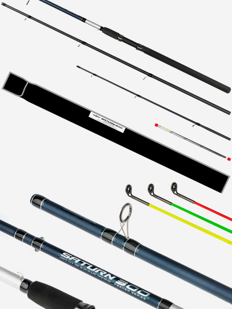 Удилище штекерное стеклопластиковое фидерное 3 колена Fish2Fish Saturn Feeder (90-120-150) 3,6 м