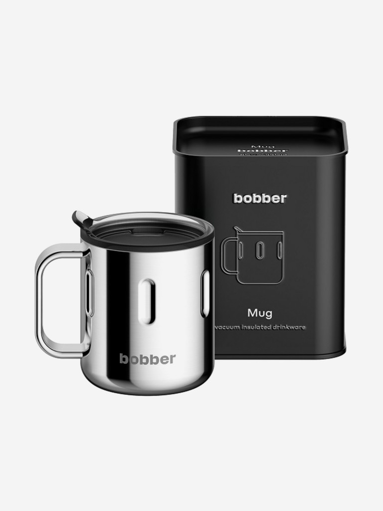 Термокружка вакуумная BOBBER Mug 300 мл, зеркальный, тепло до 2 часов