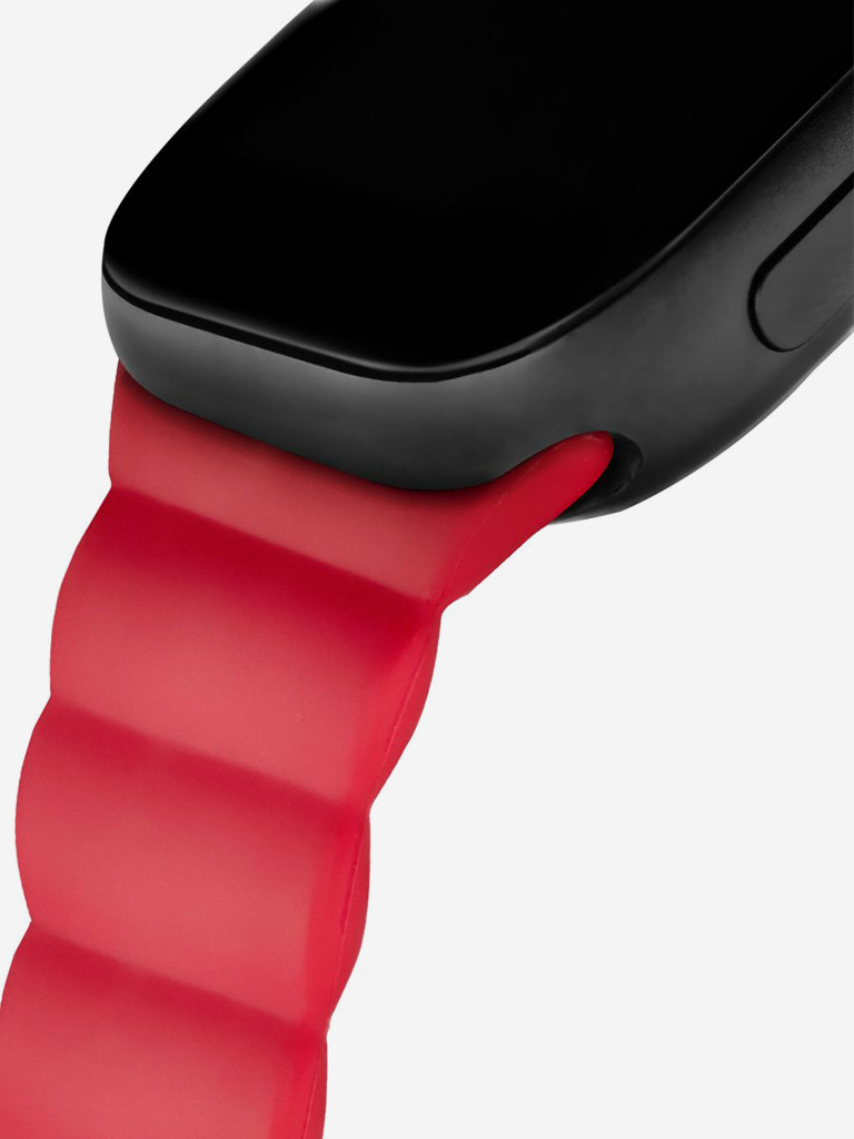 Ремешок для часов Apple Watch 41/40/38 mm Mutural Оригинал, ультралегкий силиконовый на магните — красный